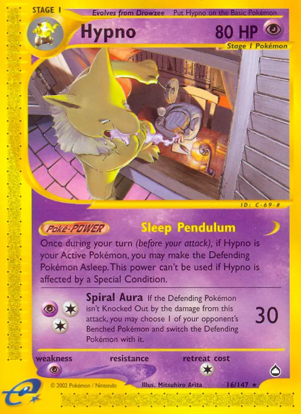 Hypno — Aquapolis card #16