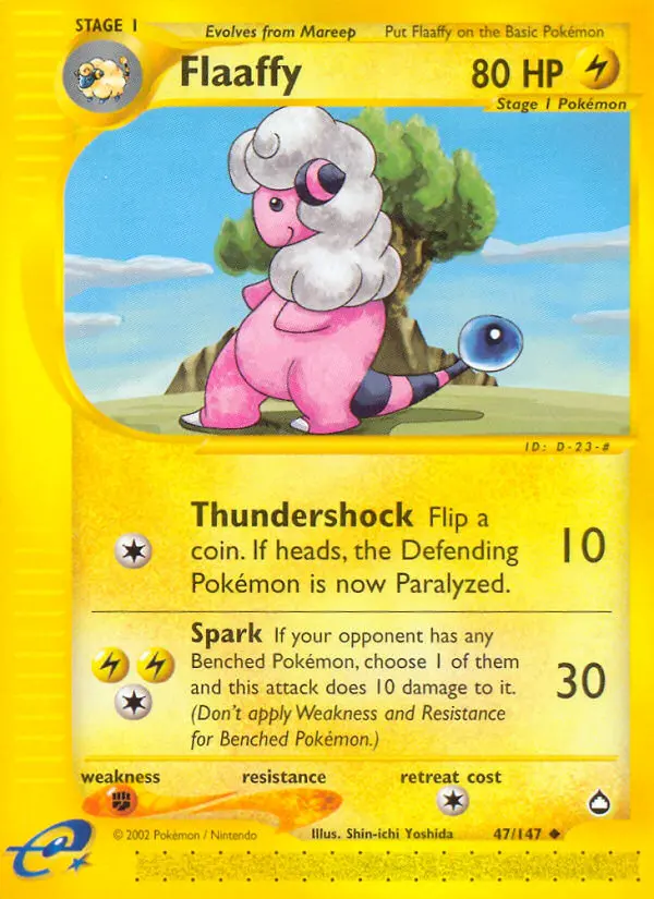 Flaaffy — Aquapolis card #47