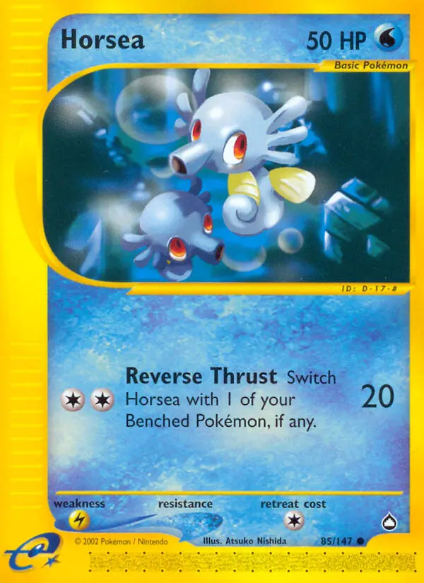 Horsea — Aquapolis card #85