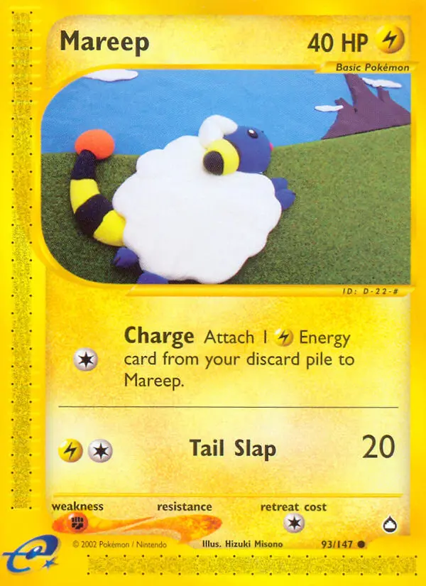 Mareep — Aquapolis card #93