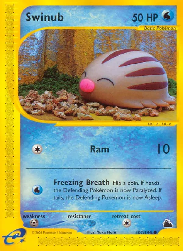 Swinub — Skyridge card #107