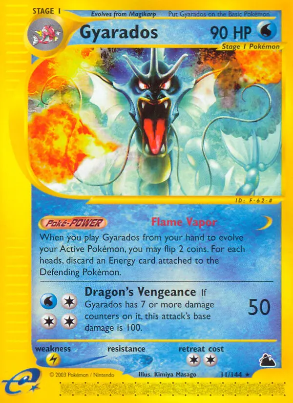 Gyarados — Skyridge card #11