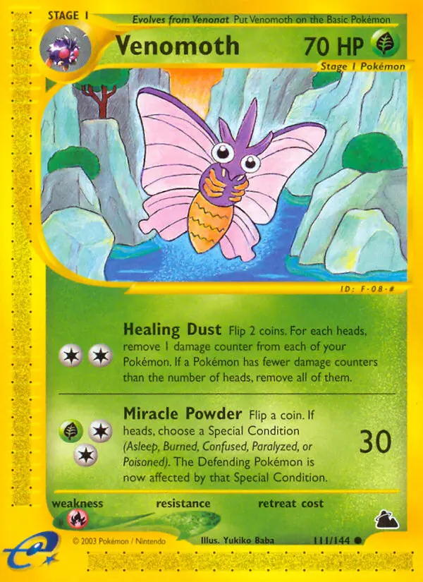 Venomoth — Skyridge card #111