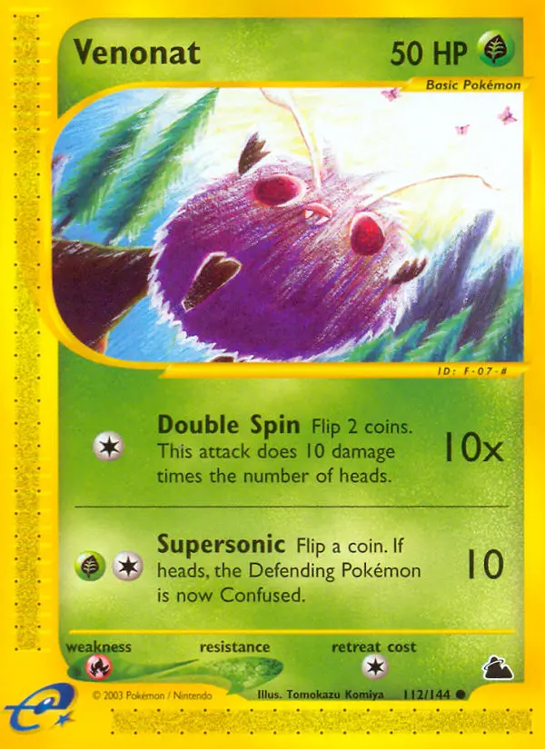 Venonat — Skyridge card #112