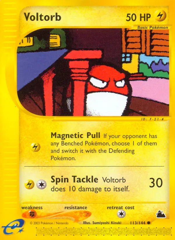 Voltorb — Skyridge card #113
