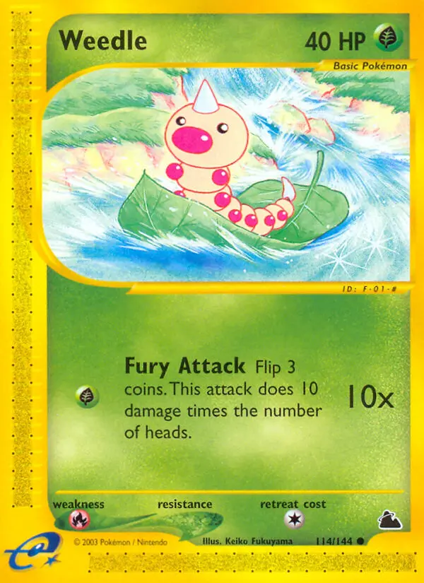 Weedle — Skyridge card #114