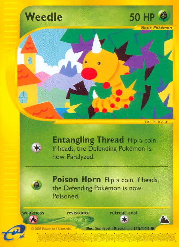 Weedle — Skyridge card #115