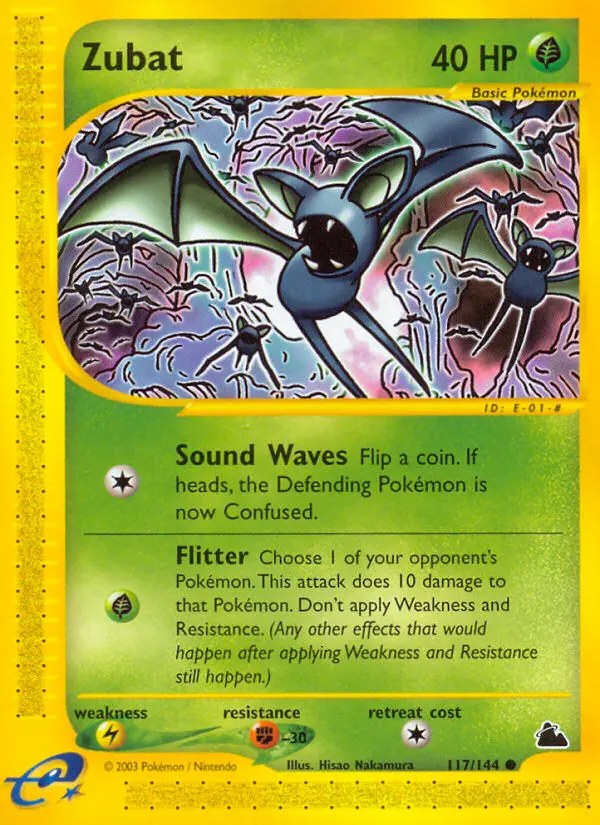 Zubat — Skyridge card #117