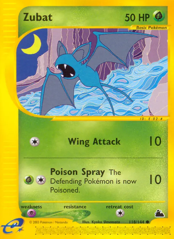 Zubat — Skyridge card #118