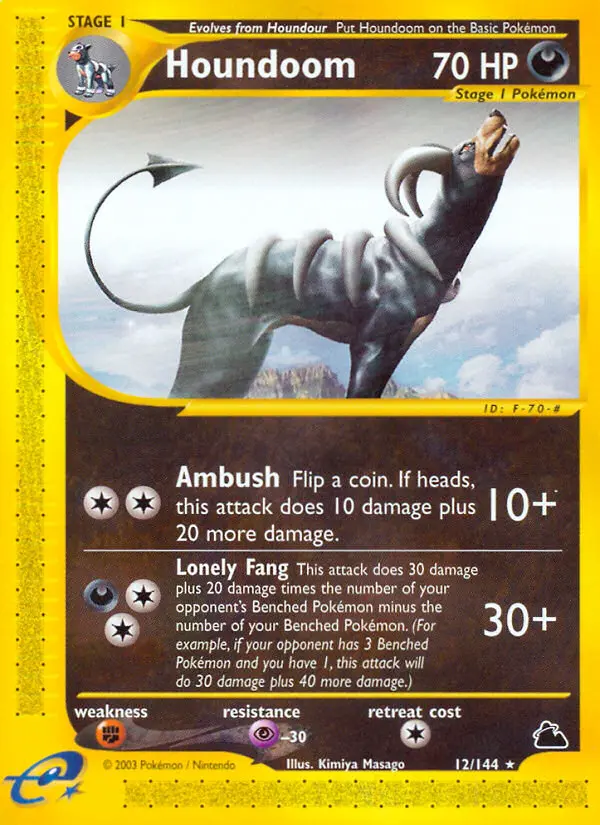 Houndoom — Skyridge card #12