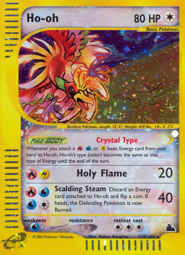 Ho-oh — Skyridge card #149