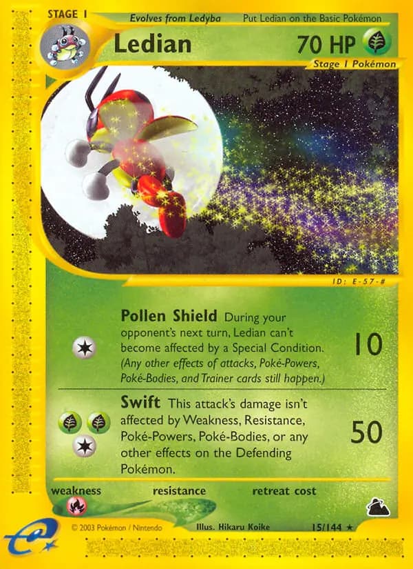 Ledian — Skyridge card #15