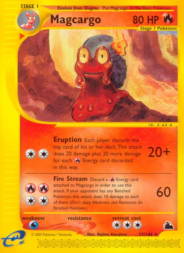 Magcargo — Skyridge card #17