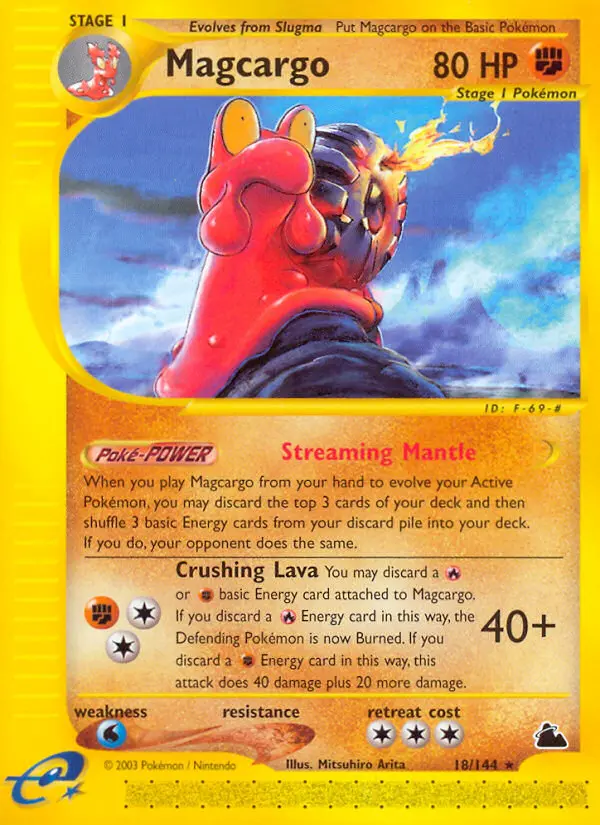 Magcargo — Skyridge card #18