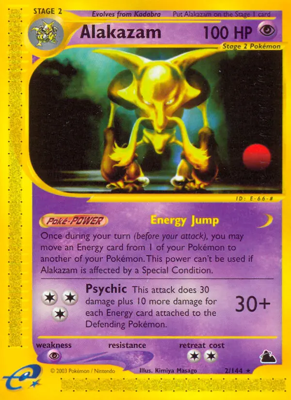 Alakazam — Skyridge card #2