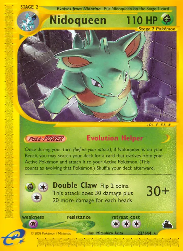 Nidoqueen — Skyridge card #22