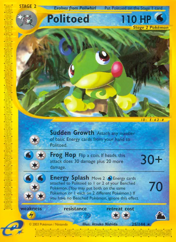 Politoed — Skyridge card #25