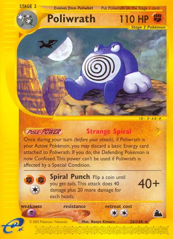 Poliwrath — Skyridge card #26