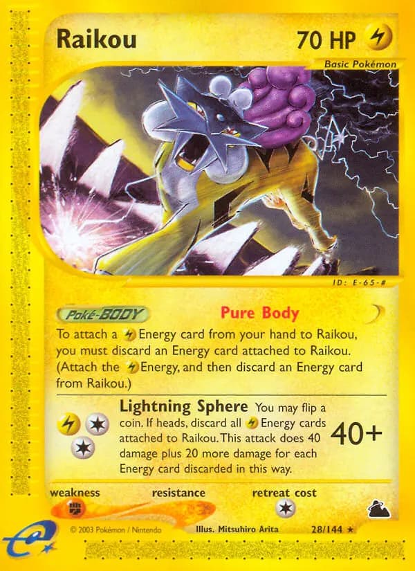 Raikou — Skyridge card #28