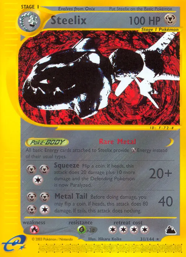 Steelix — Skyridge card #31