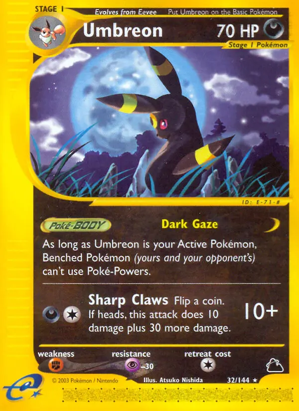 Umbreon — Skyridge card #32