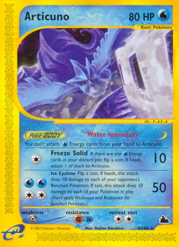 Articuno — Skyridge card #4