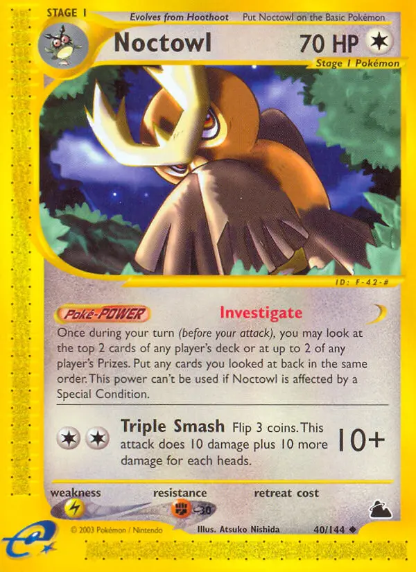 Noctowl — Skyridge card #40
