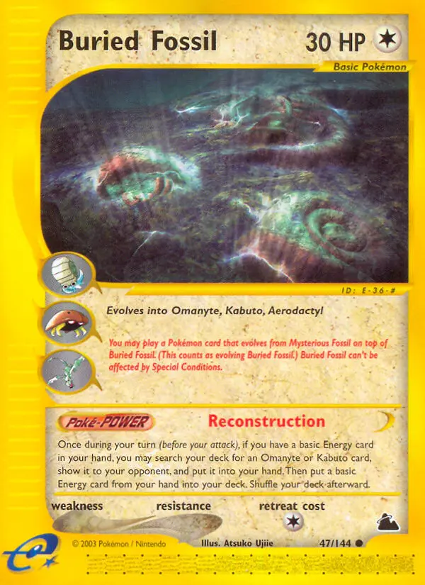 Buried Fossil — Skyridge card #47