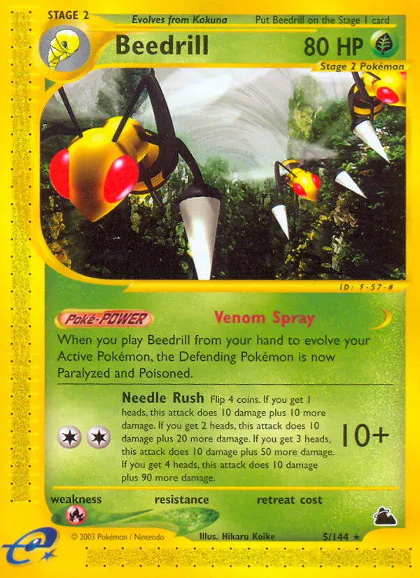 Beedrill — Skyridge card #5