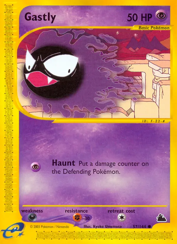Gastly — Skyridge card #57