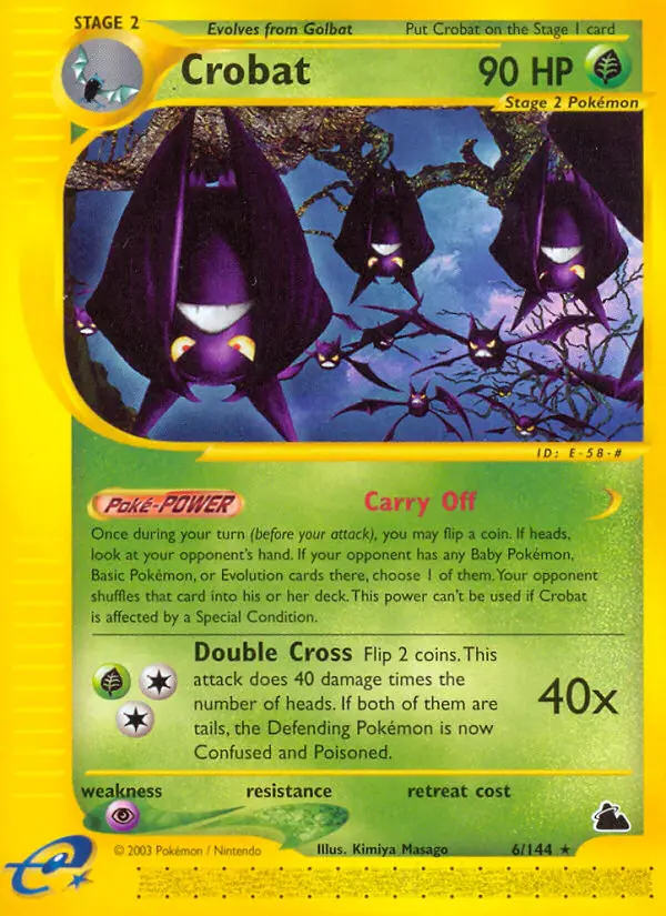 Crobat — Skyridge card #6