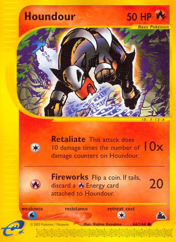 Houndour — Skyridge card #66
