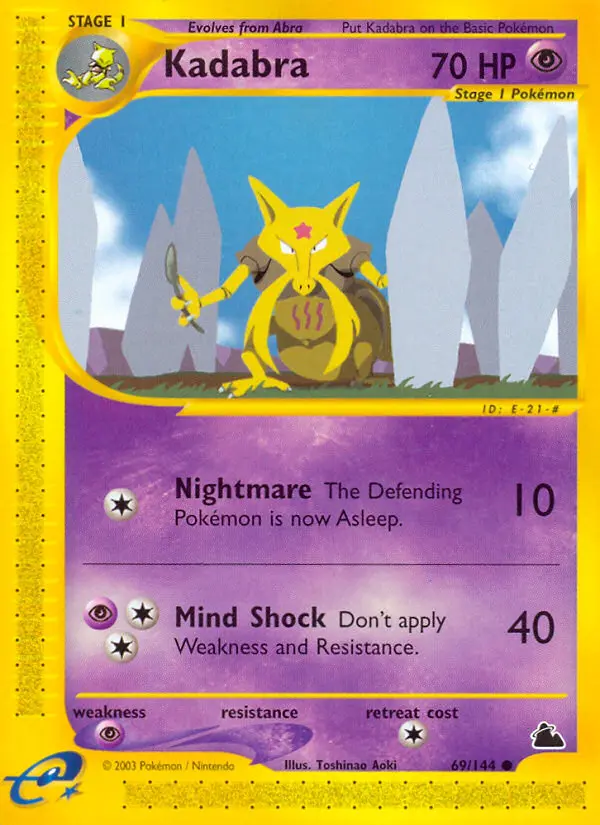 Kadabra — Skyridge card #69