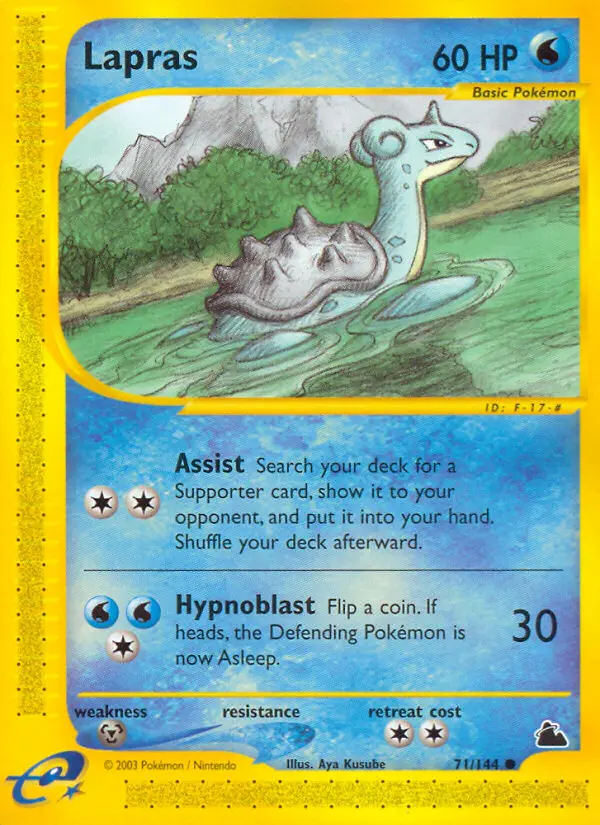 Lapras — Skyridge card #71