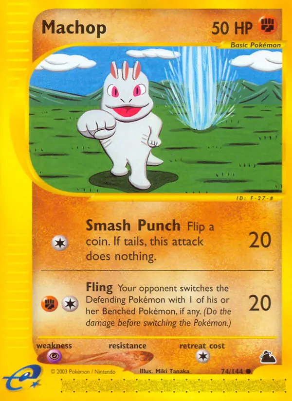 Machop — Skyridge card #74