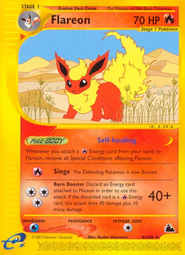 Flareon — Skyridge card #8