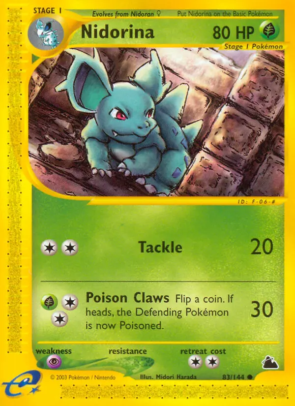 Nidorina — Skyridge card #83