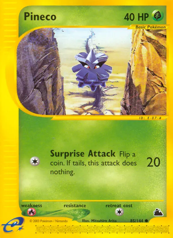 Pineco — Skyridge card #85