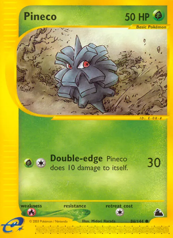 Pineco — Skyridge card #86