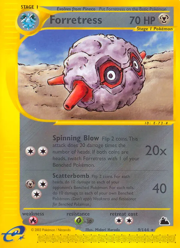 Forretress — Skyridge card #9