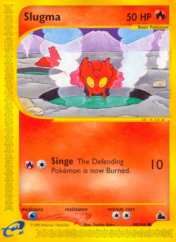Slugma — Skyridge card #99