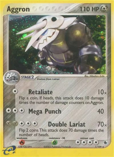 Aggron — Ruby & Sapphire card #1