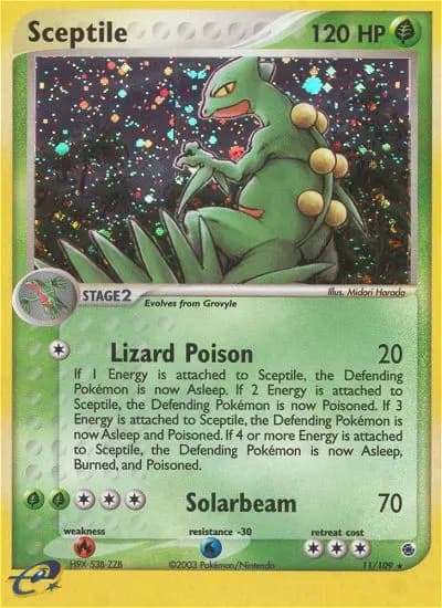 Sceptile — Ruby & Sapphire card #11