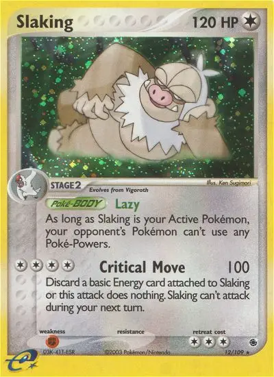 Slaking — Ruby & Sapphire card #12