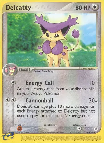 Delcatty — Ruby & Sapphire card #29
