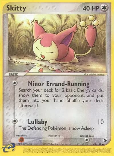 Skitty — Ruby & Sapphire card #44