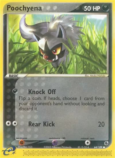 Poochyena — Ruby & Sapphire card #64