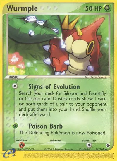 Wurmple — Ruby & Sapphire card #78