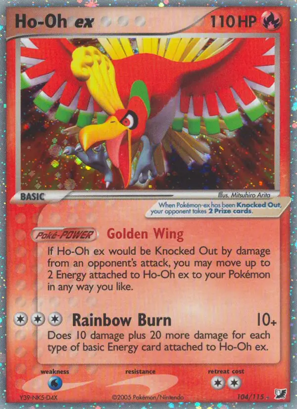 Ho-Oh ex — Unseen Forces card #104