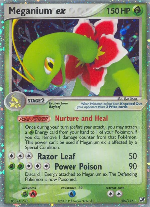 Meganium ex — Unseen Forces card #106